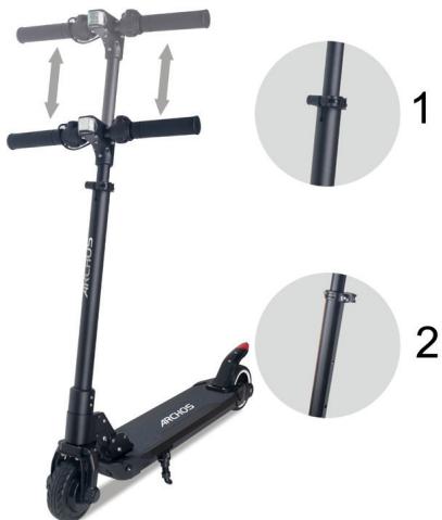 ARCHOS BOLT II - Befestigung des Lenkers - 1