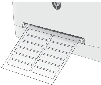 HP COLOR JET PRO M283FDN - Alimentation manuelle des étiquettes - 1