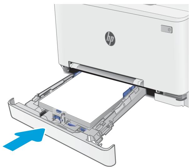 HP COLOR JET PRO M283FDN - Elimination des bourrages papier dans le bac feuille à feuille (bac 1) - 3