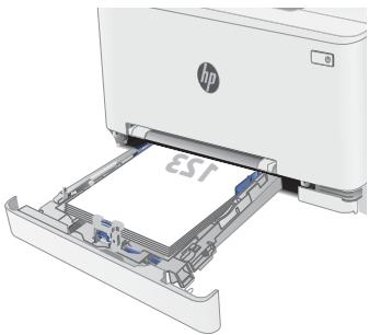 HP COLOR JET PRO M283FDN - Bac 2 : orientation du papier - 2