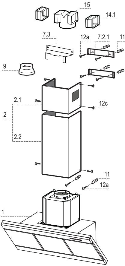 FRANKE FMY917XS - Components - 1