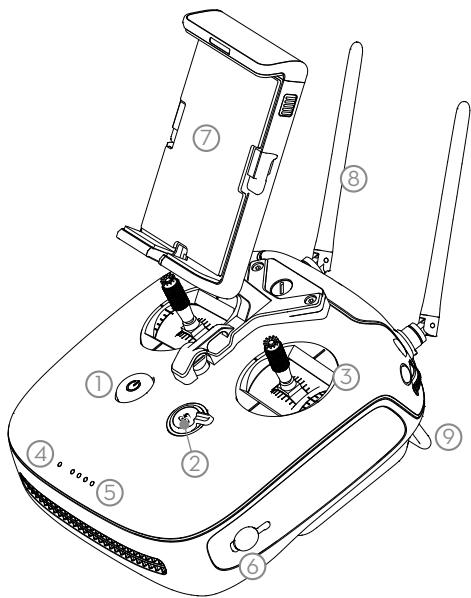 DJI MATRICE 200 RTF - Remote Controller Diagram - 1
