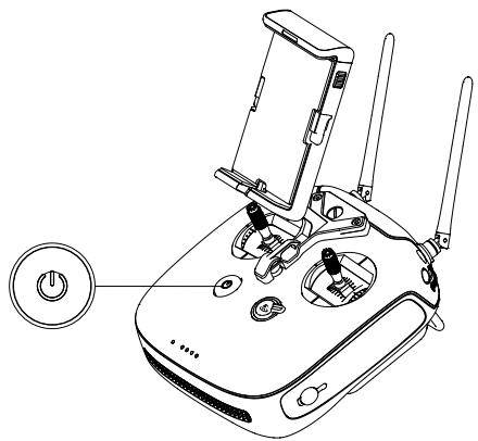 DJI MATRICE 200 RTF - Turning the Remote Controller On and Off - 1