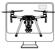 DJI MATRICE 200 RTF - Calibrating with a Screen - 3