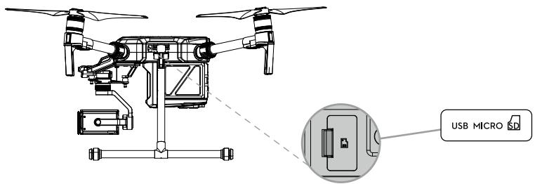 DJI MATRICE 200 RTF - Camera Micro SD Card Slot - 1