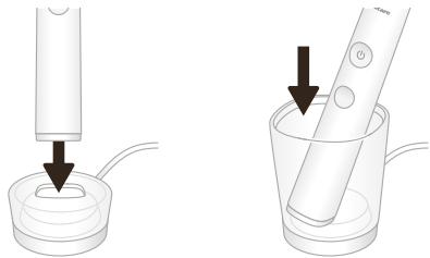 PHILIPS SONICARE DIAMONDCLEAN 90000 HX9911  -  SONICARE DIAMONDCLEAN 90000 HX9914 - Charge sur le socle du chargeur - 2