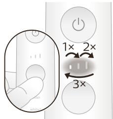 PHILIPS SONICARE DIAMONDCLEAN 90000 HX9911  -  SONICARE DIAMONDCLEAN 90000 HX9914 - Impostazioni dell'intensità - 1