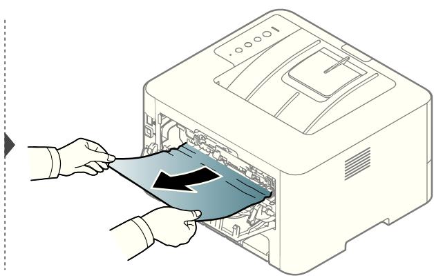 SAMSUNG SL-M2625 - Au niveau du bac de sortie - 4