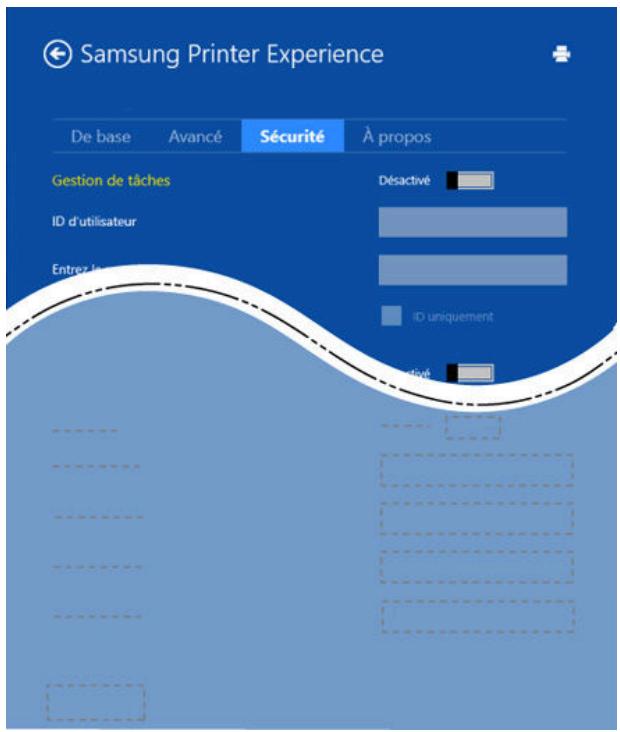 SAMSUNG SL-M2625 - Onglet Sécurité - 2