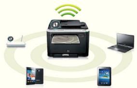 SAMSUNG SL-M2625 - Prend en charge diverses méthodes de paramétrage du réseau sans fil - 1