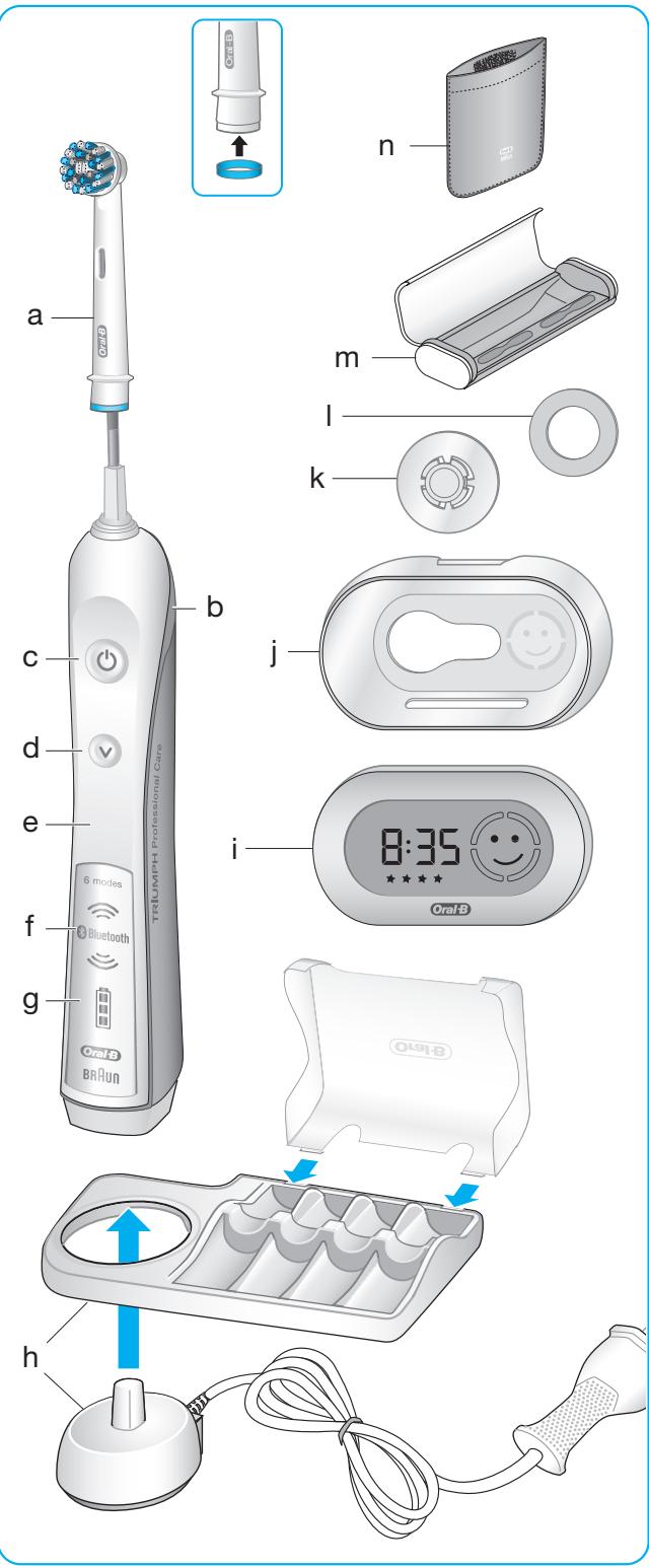 ORAL-B SMART 5 5000 DUO CROSSACTION + WHITE & CLEAN - Content: - 1