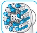 ORAL-B SMART 5 5000 DUO CROSSACTION + WHITE & CLEAN - Oral-B CrossAction® brush head - 1