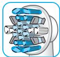 ORAL-B SMART 5 5000 DUO CROSSACTION + WHITE & CLEAN - Cabezal de cepillo Oral-B® FlossAction - 1