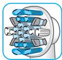 ORAL-B SMART 5 5000 DUO CROSSACTION + WHITE & CLEAN - Cabeça Oral-B® FlossAction - 1