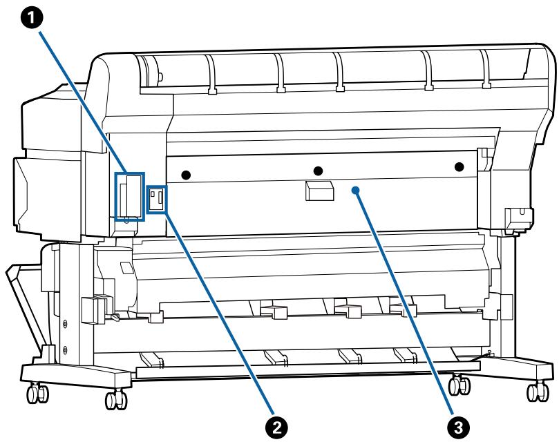 EPSON SURECOLOR SC-T5200-PS - Arrière - 1