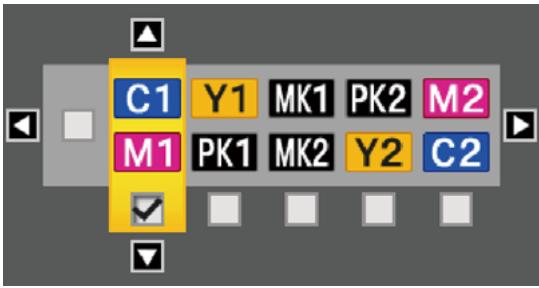 EPSON SURECOLOR SC-T5200-PS - Utilisation du menu du panneau de contrôle - 1