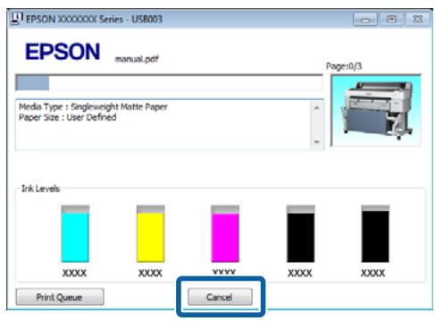 EPSON XXXXXXX Series - USB003 EPSON manual.pdf Page:0/3 Media Type : Singleweight Matte Paper Paper Size : User Defined Ink Levels XXXXX XXXXX XXXXY XXXXX XXXXX Print Queue Cancel