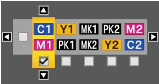 EPSON SURECOLOR SC-T5200-PS - Utilisation du menu du panneau de contrôle - 1