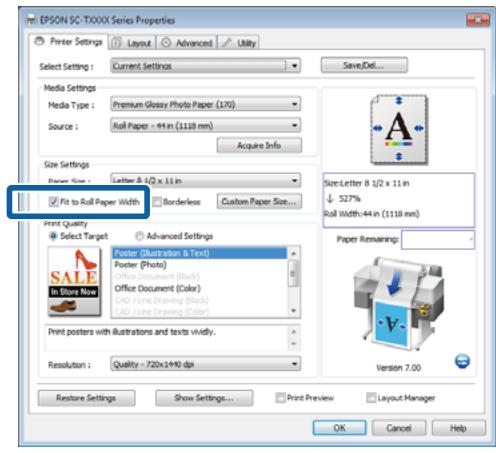 EPSON SURECOLOR SC-T5200-PS - Configuration des paramètres dans Windows - 4