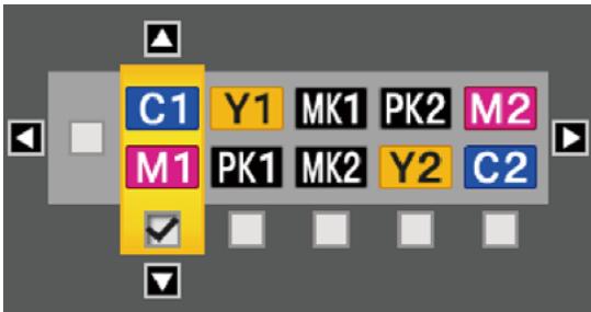 EPSON SURECOLOR SC-T5200-PS - Utilisation du menu du panneau de contrôle - 1