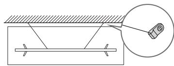 SAMSUNG QE55Q700T - QE65Q700T - Forhindre at TV-en faller - 1