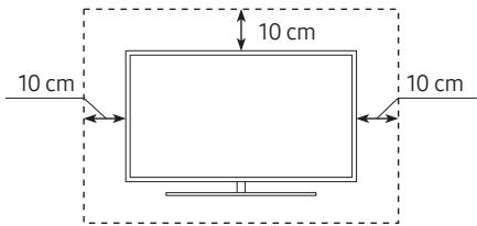 SAMSUNG QE55Q700T - QE65Q700T - Providing proper ventilation for your TV - 1