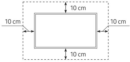 SAMSUNG QE55Q700T - QE65Q700T - Sørg for korrekt ventilation til dit tv - 2