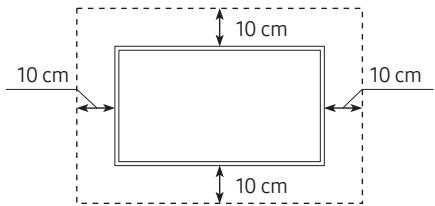 SAMSUNG QE55Q700T - QE65Q700T - Providing proper ventilation for your TV - 2