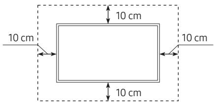 SAMSUNG QE55Q700T - QE65Q700T - Tillhandahålla fullgod ventilation för din TV - 2