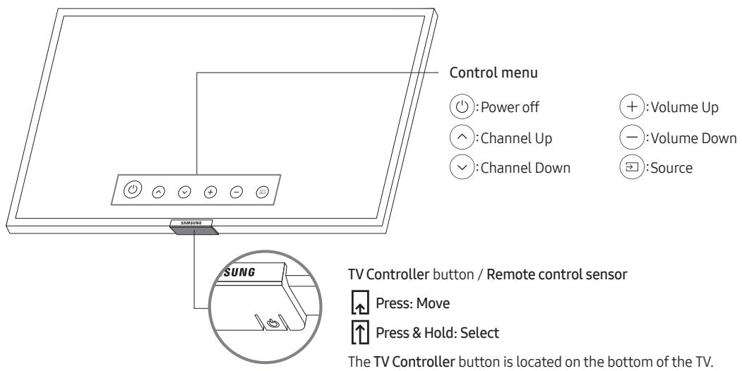 SAMSUNG QE55Q700T - QE65Q700T - Using the TV Controller - 1