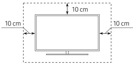 SAMSUNG QE55Q700T - QE65Q700T - Ausreichende Belüftung Ihres Geräts - 1