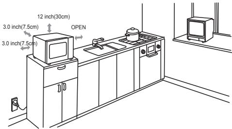 HITACHI MGE250 - INSTALACION DEL HORNO MICROONDAS - 1