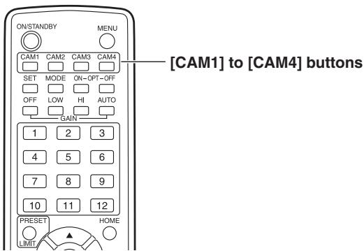PANASONIC AW-HE38 - Setting procedure - 1