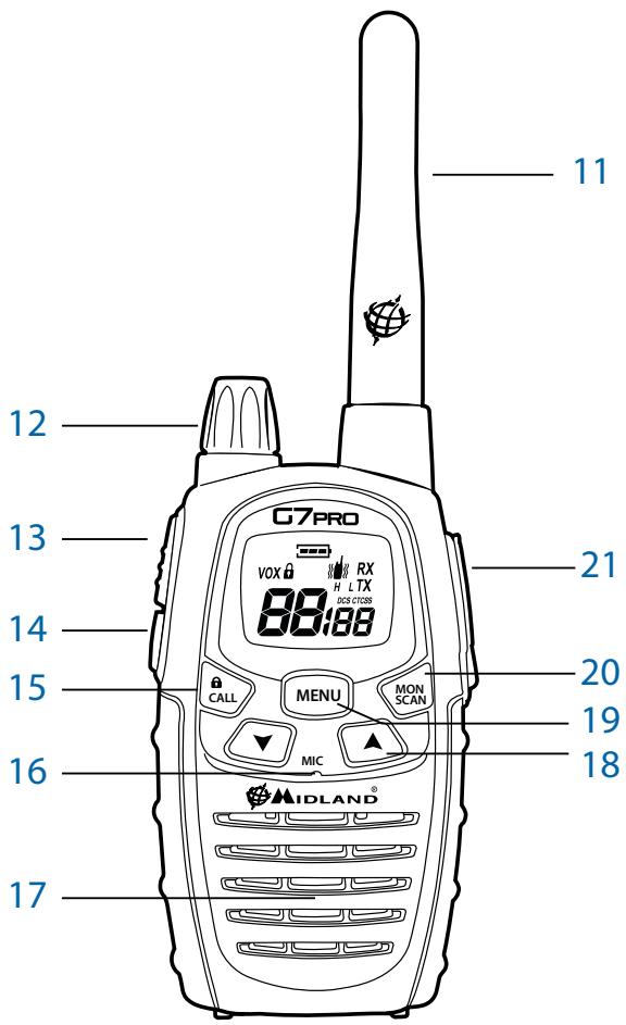 MIDLAND G7Â PRO SINGLE - Transceiver - 1