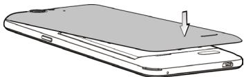 ZTE BLADE L5 PLUS - Inserting the battery - 2