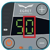 EGRET EIGHT V3 - ENTERING PASSWORD (Default: 555) - 2