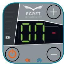 EGRET EIGHT V3 - ENTERING PASSWORD (Default: 555) - 6
