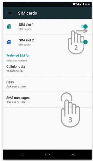ENERGY SISTEM PHONE MAX 3+ - Configuration de la carte SIM - 2