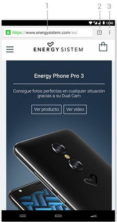 ENERGY SISTEM PHONE MAX 3+ - Navigateur Internet - 1