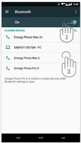 ENERGY SISTEM PHONE MAX 3+ - Configuration Bluetooth - 2