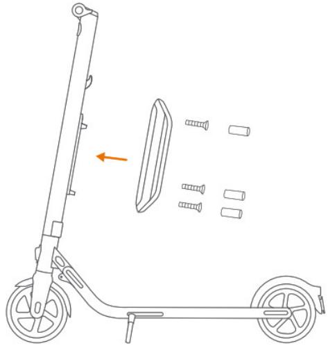 NINEBOT BY SEGWAY KICKTROTTINETTE E45E - Installing a Second Battery Pack (optional) - 4