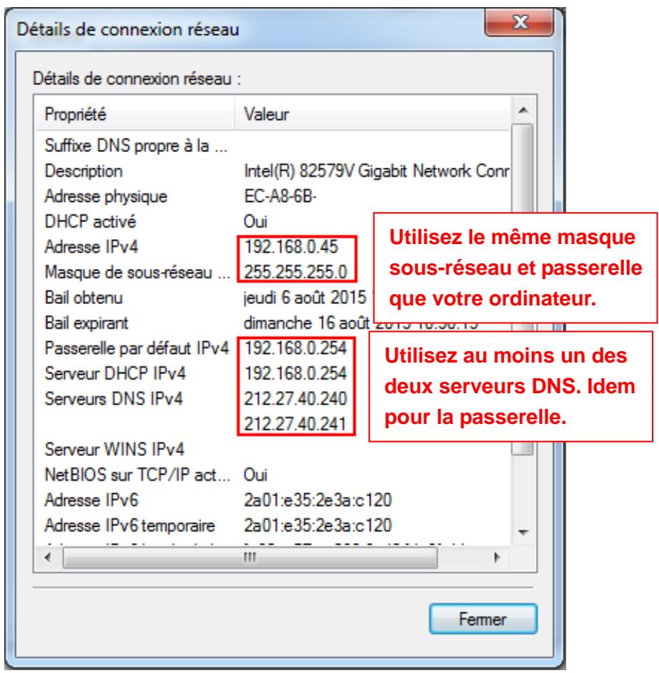 FOSCAM FI9821P - Configuration IP - 3