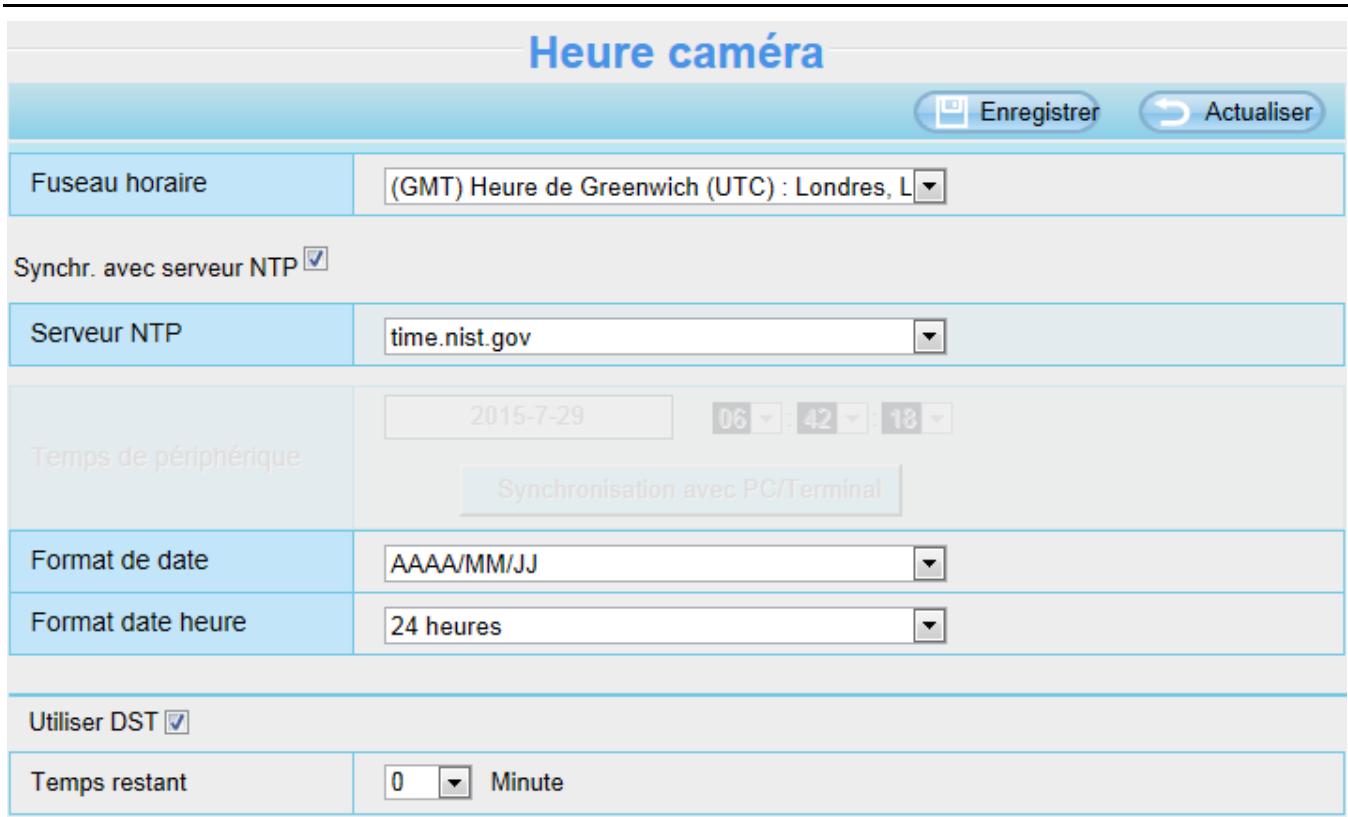 FOSCAM FI9821P - Heure caméra - 1