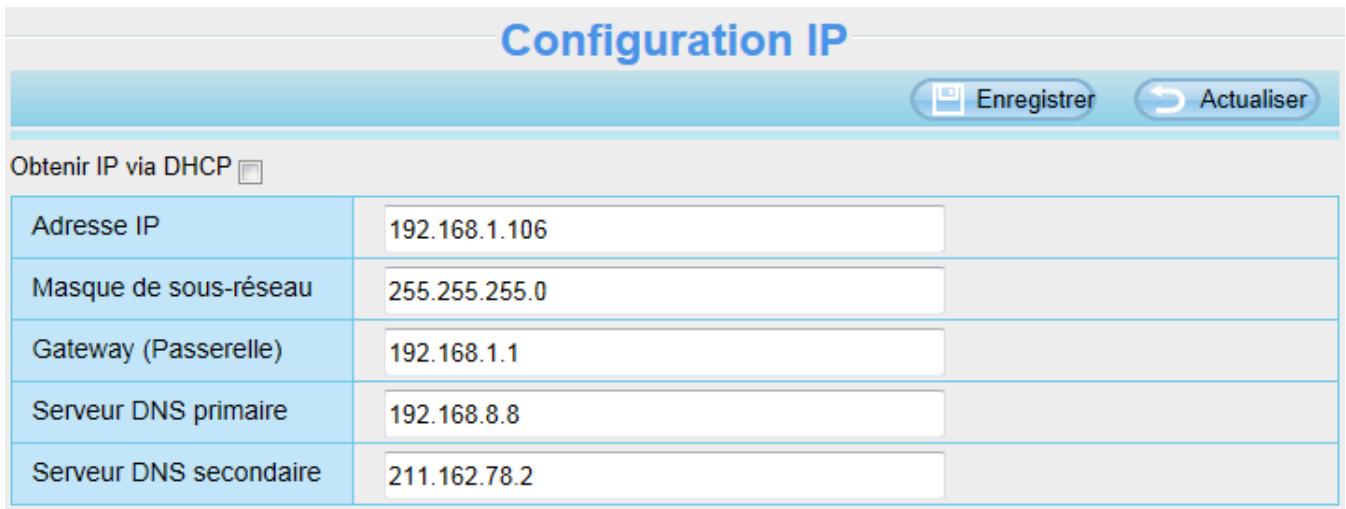 FOSCAM FI9821P - Configuration IP - 1