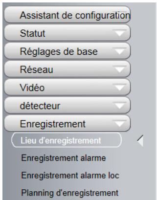 FOSCAM FI9821P - Planning d'enregistrement Vers FTP - 5