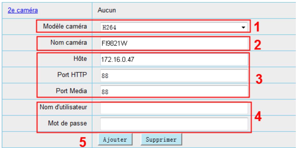 FOSCAM FI9821P - Ajouter des caméras par Internet - 2