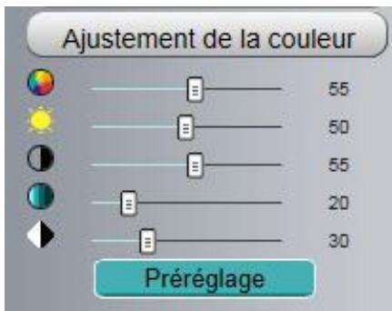 FOSCAM FI9821P - Ajustement de la couleur - 1