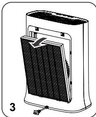 ROWENTA PURE AIR GENIUS PU3080 - ДЕMOHTAZ / YCTAHOBKA ΦΙΙbTPIB - 3