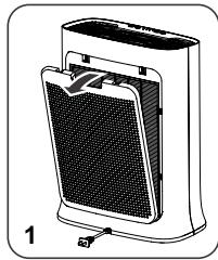 ROWENTA PURE AIR GENIUS PU3080 - DE FILTERS AFHALEN / OPNIEUW AANBRENGEN - 1