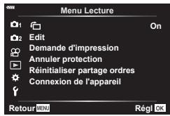 OLYMPUS E-M5 MKIII - Menu lecture - 1
